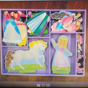 Melissa & Doug Wooden Magnetic Play Set